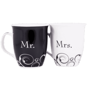 Mr. and Mrs. Christian Coffee Mug Set